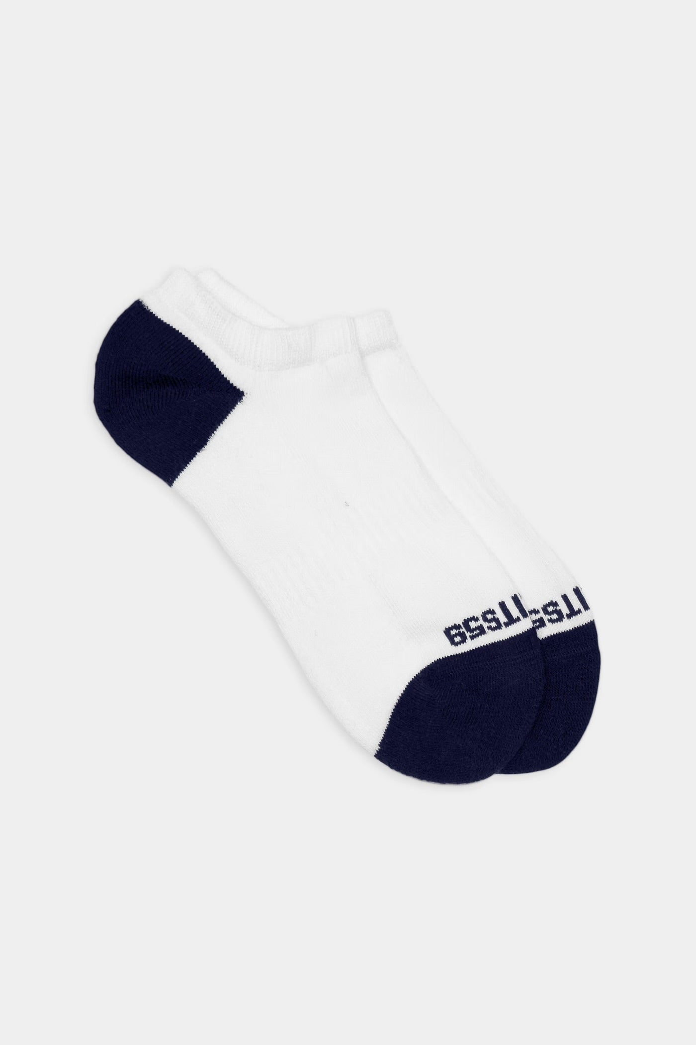Logo Ankle Sock - White/Indigo