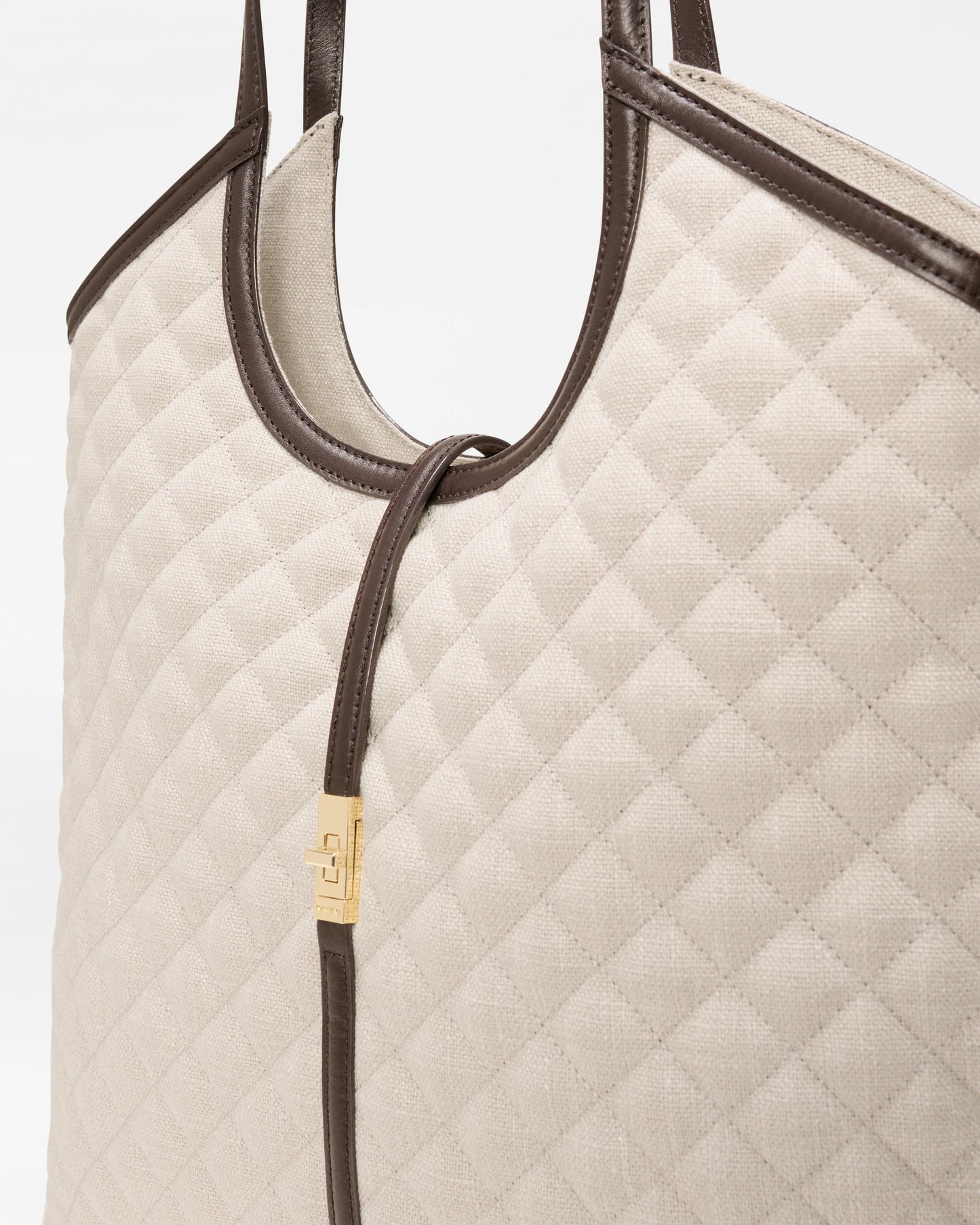 Large Astor Tote - Sandy Linen