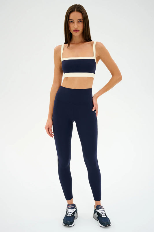 Clare HW Rigor Legging - Indigo/Creme