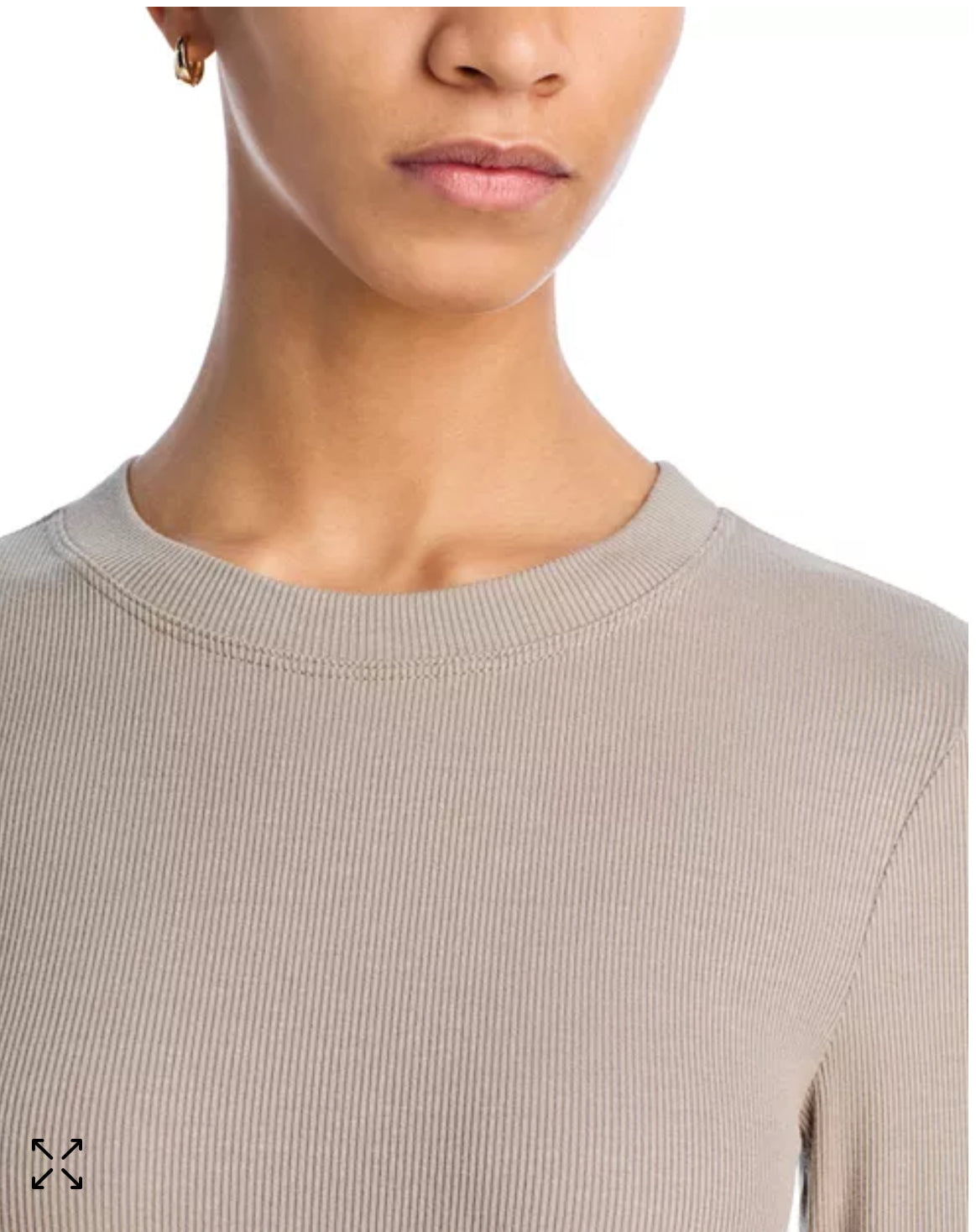 Louise Rib LS - Latte