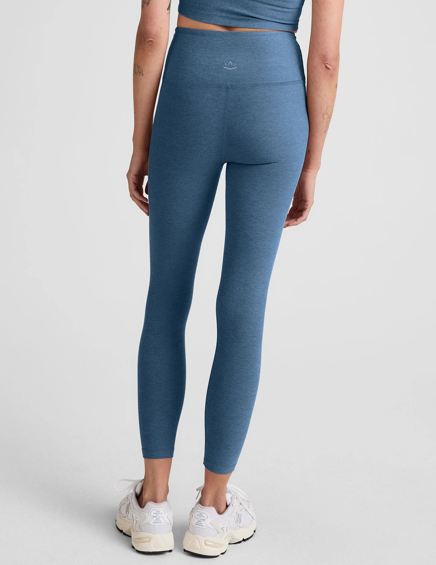 Spacedye Midi Legging - Washed Denim