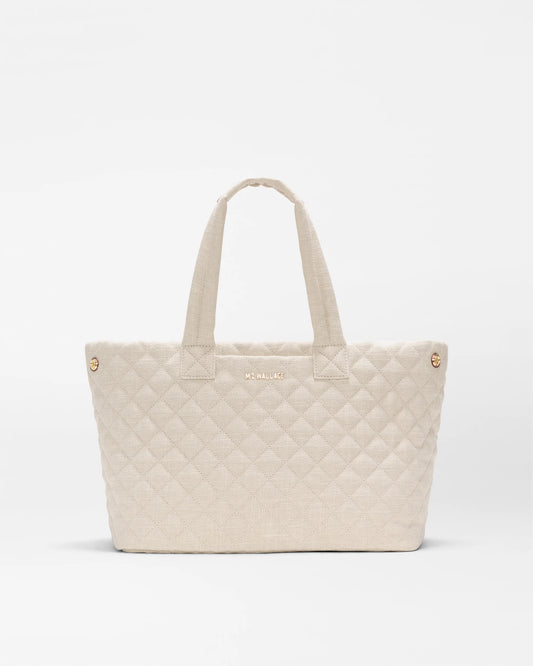 Medium Metro Tote - Sandy Linen