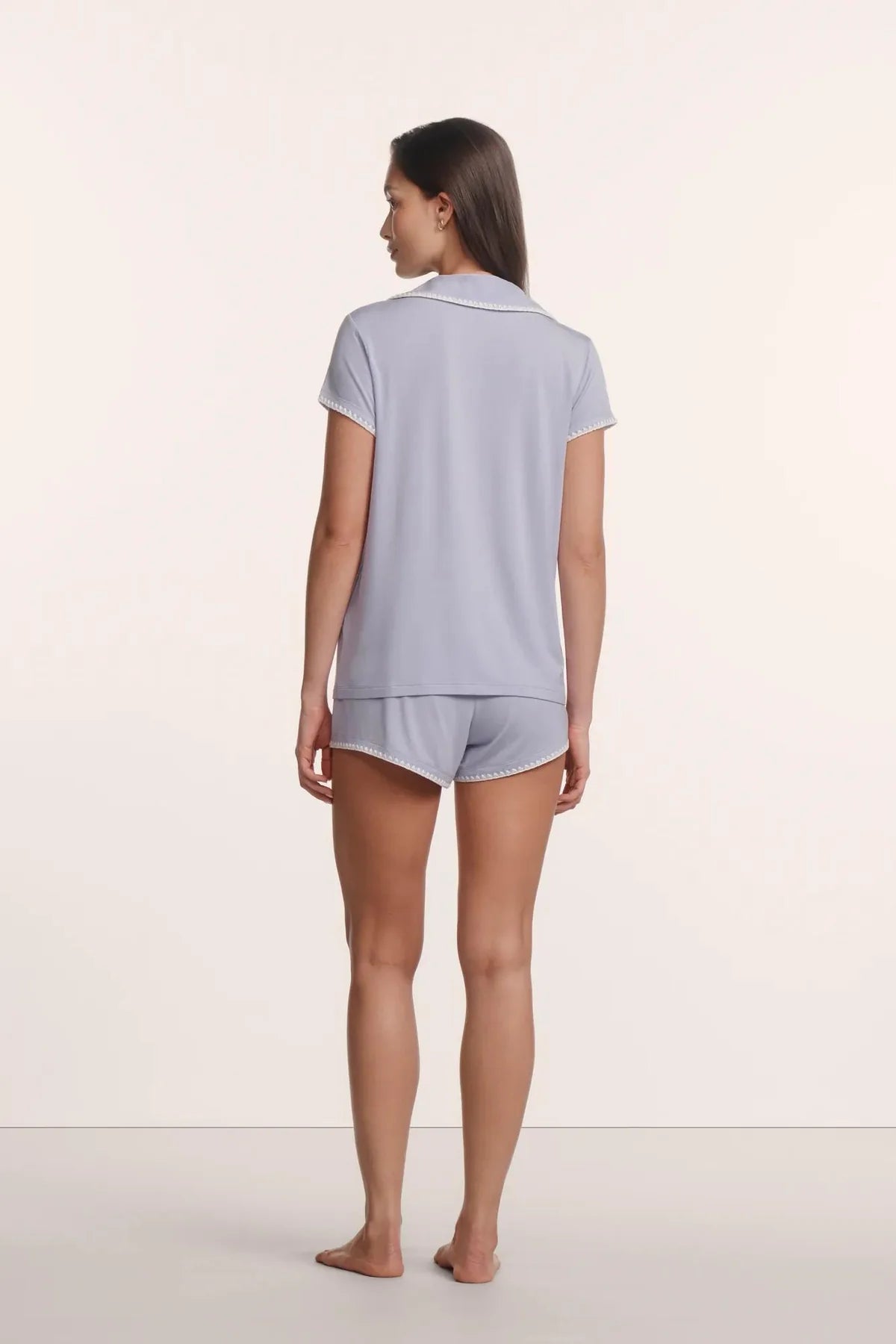 Frida Shortie PJ Set - Lavender Dusk