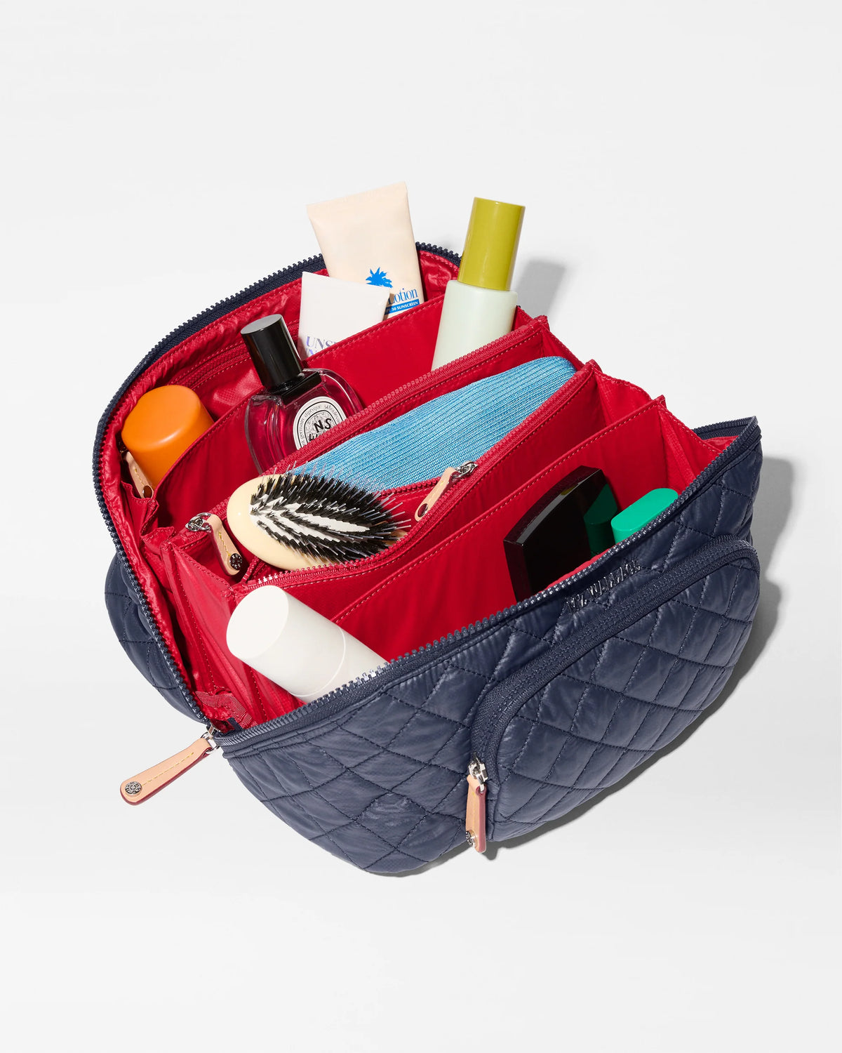Large Accordion Cosmetic - Navy