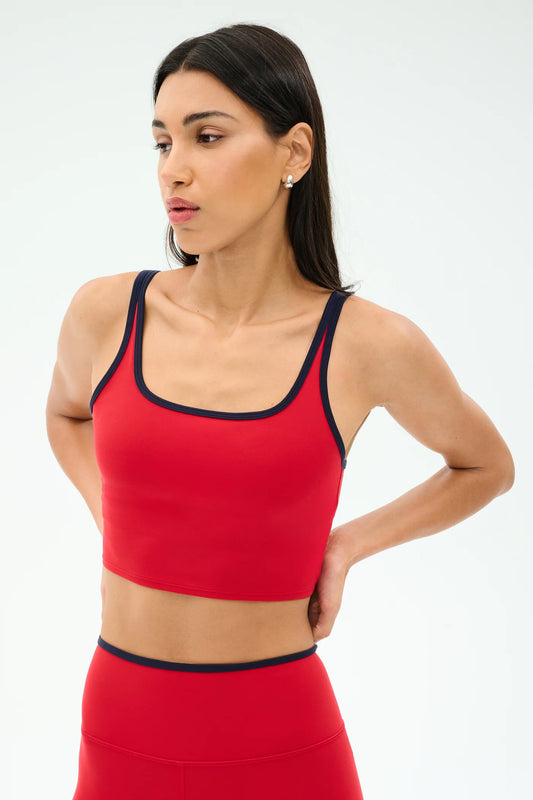 Cait Rigor Bralette - Pirared/Indigo
