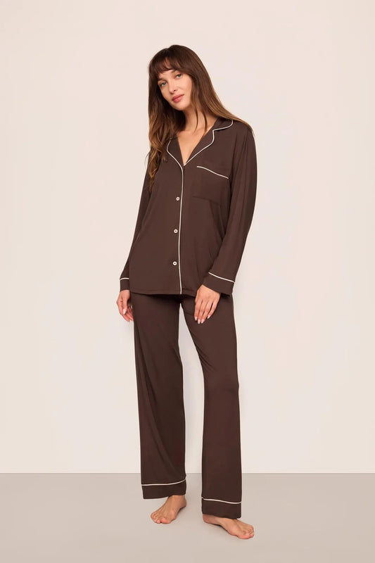 Gisele Long PJ Set - Chocolate