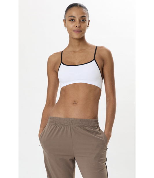 Loren Seamless Bra - White/Indigo