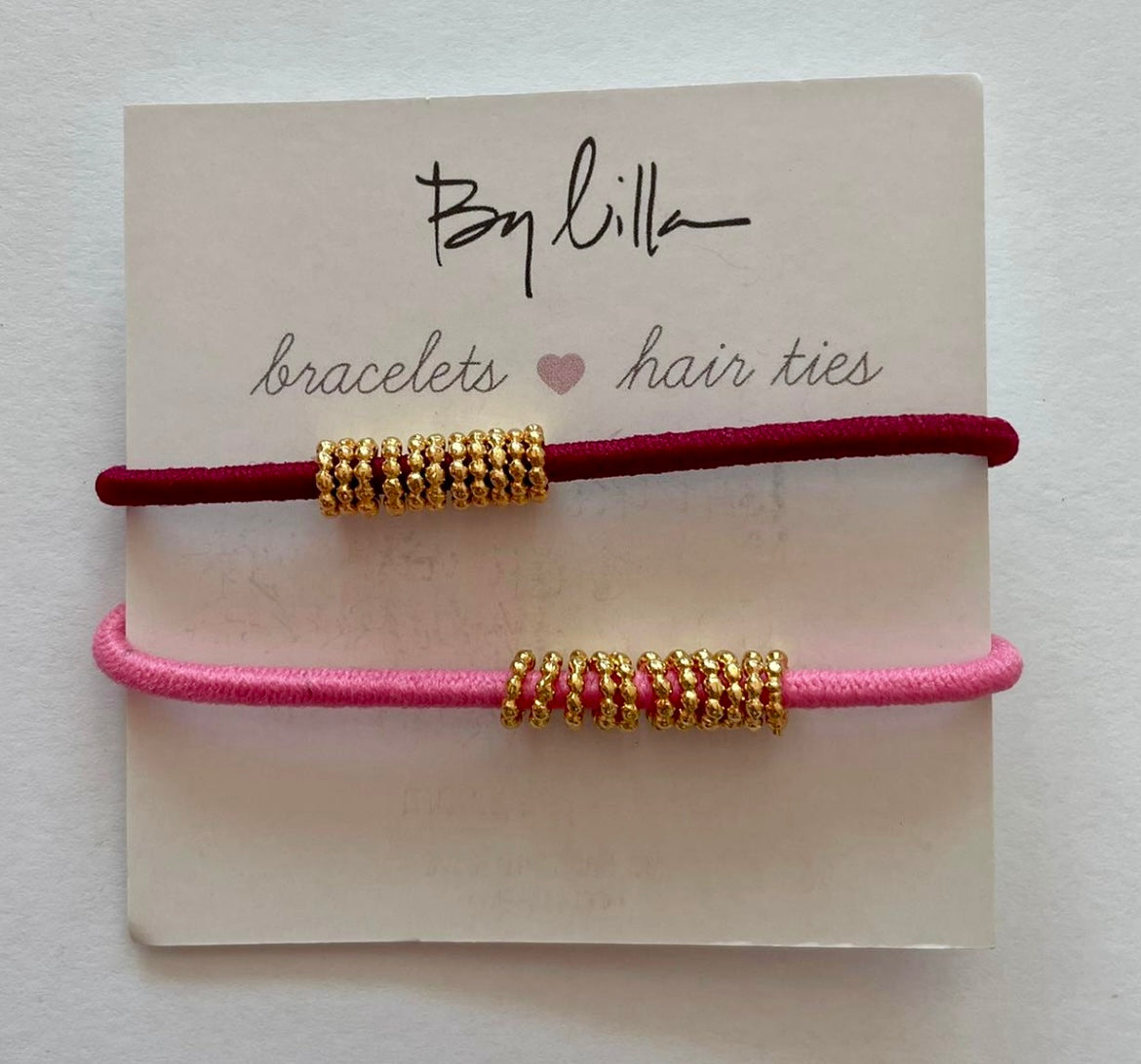 Anillos Duo- Red & Pink/ G
