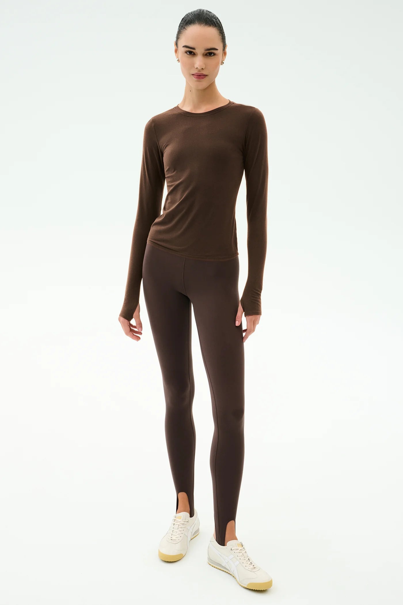 Airweight LS Tee - Dk Chocolate