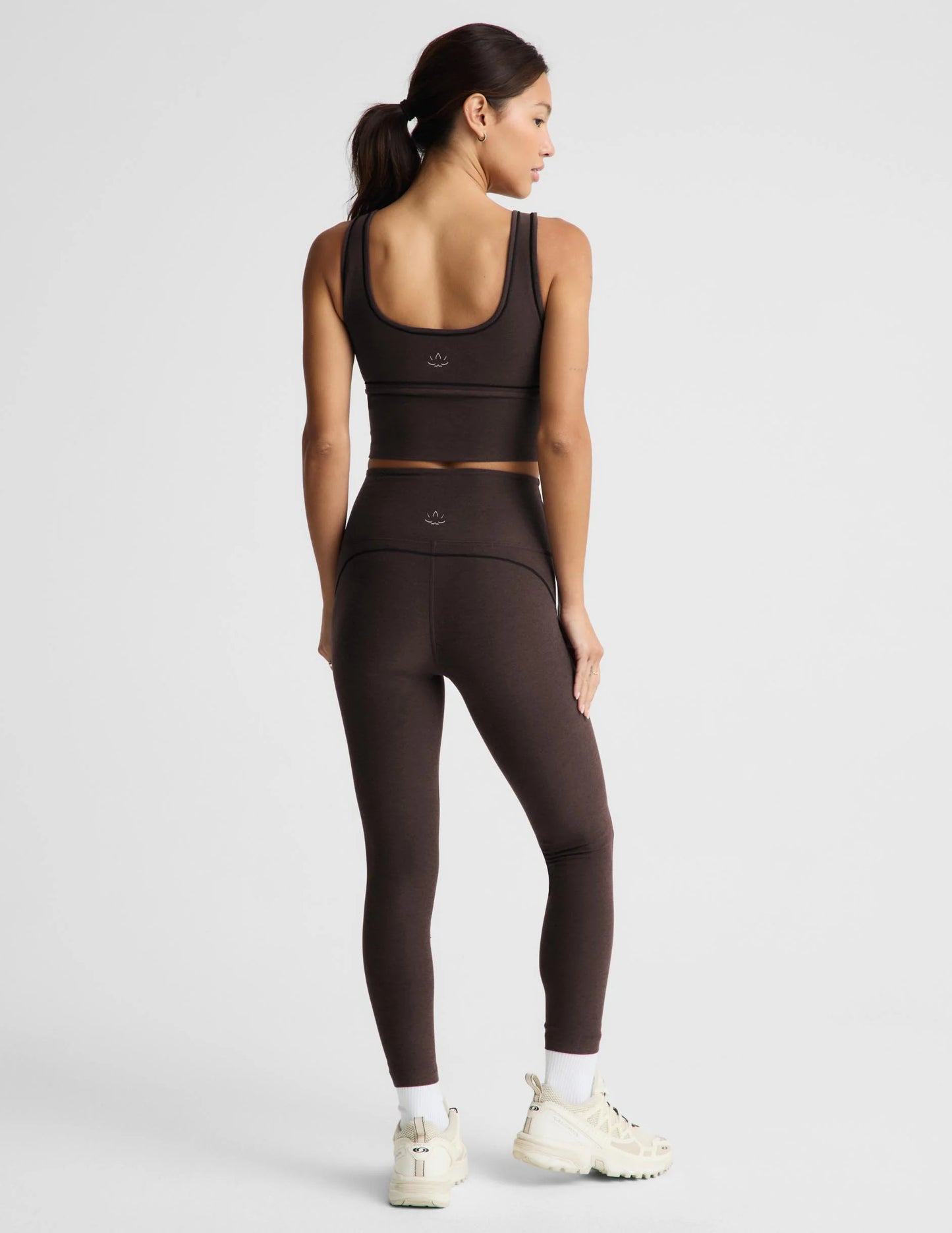 Spacedye Dynamic Legging - Dark Chocolate