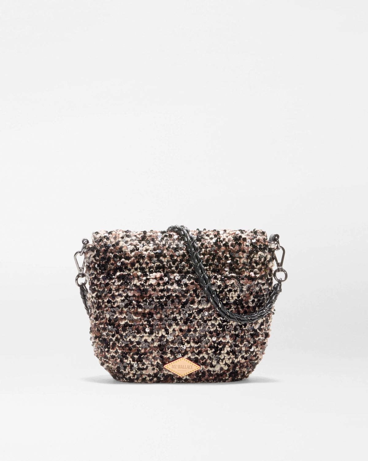 Crosby Lock Saddle - Sequin Winter Boucle