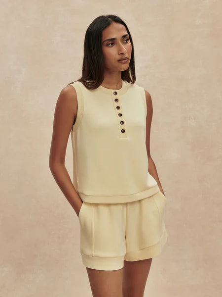 Marla Button Tank/Atrium Short - Anise Flower