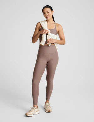 HW Midi Legging - Rosey Taupe