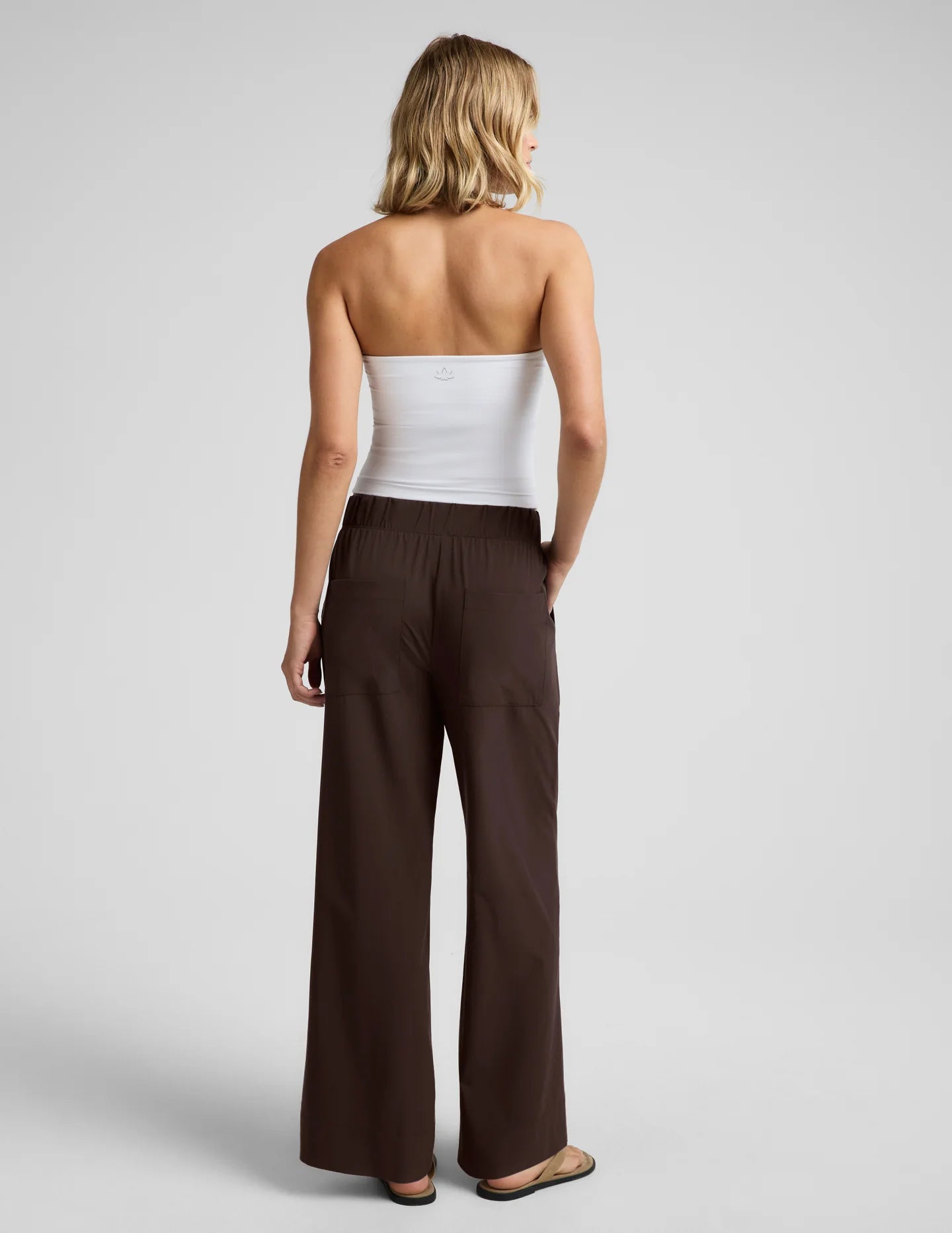 Easy Wide Leg Pant - Dark Chocolate