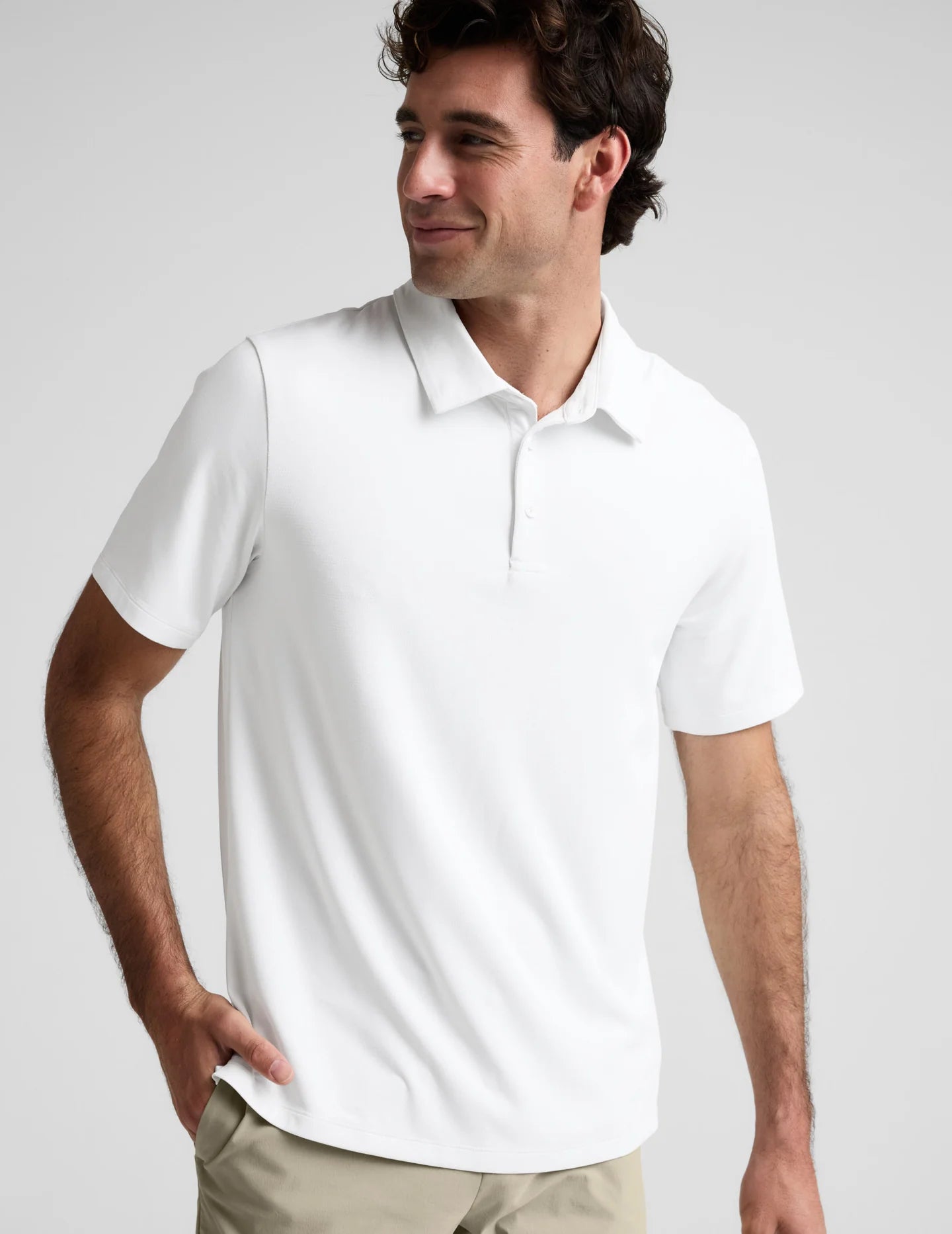 All In Active Polo - White