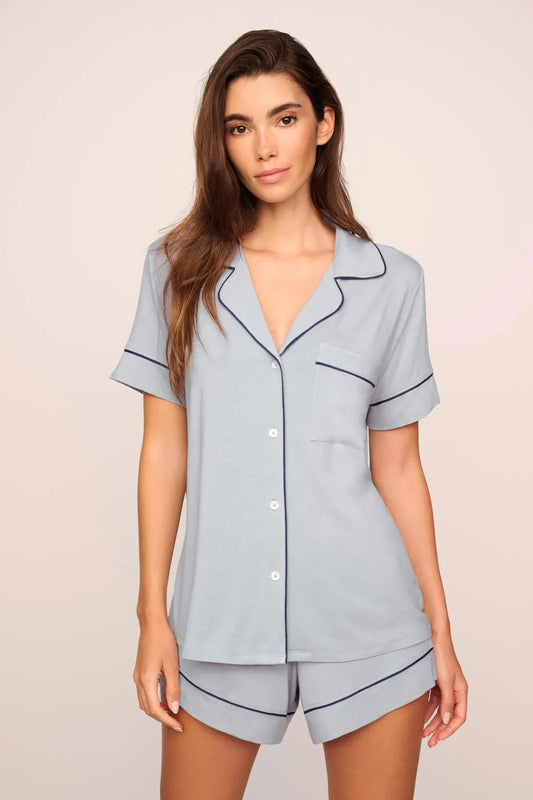 Gisele Relaxed Short PJ Set - Gray Dawn