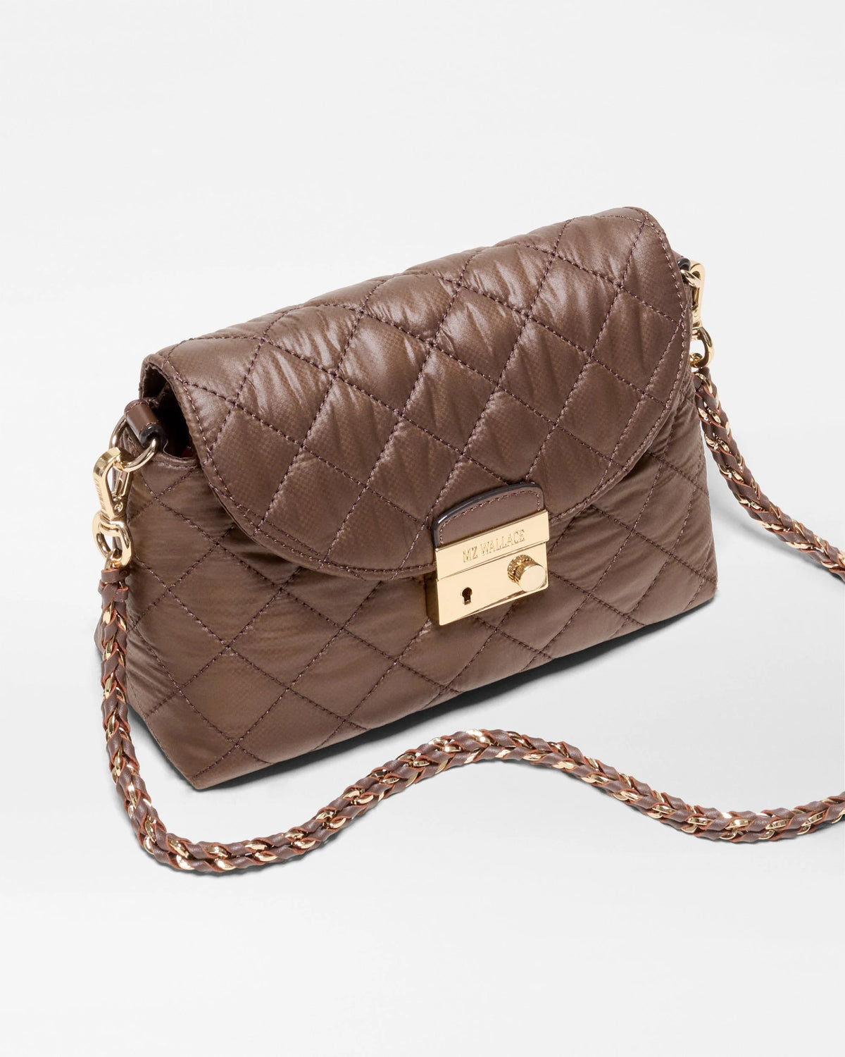 Mini Crosby Lock Shoulder - Walnut Brown