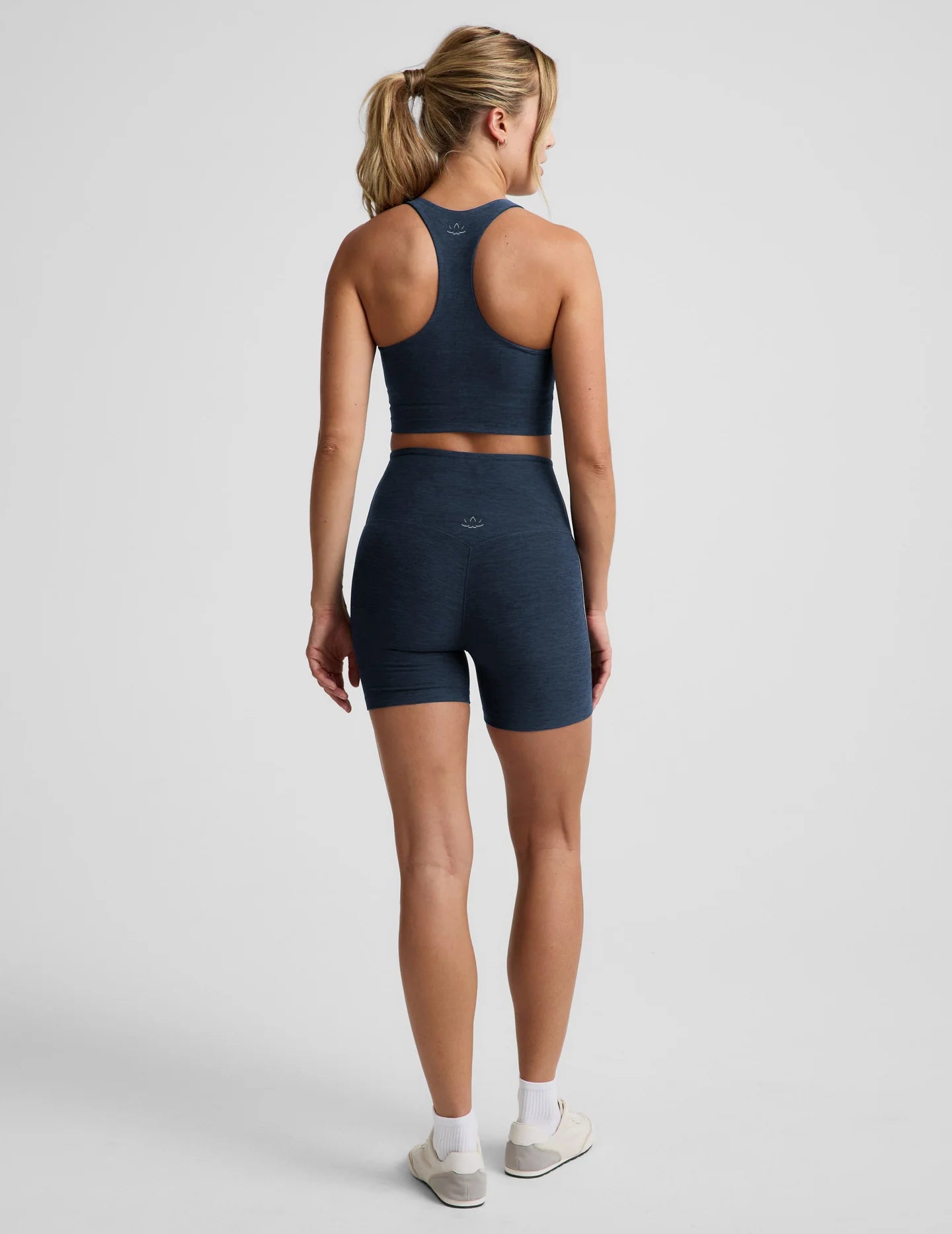 Spacedye Streamline 5’ Biker Short - Navy/White