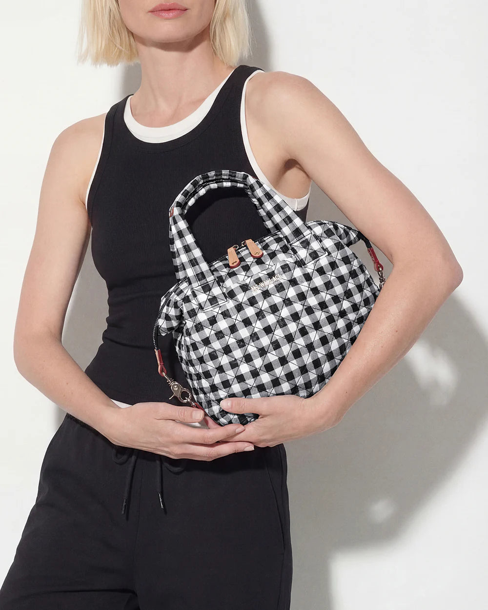 Sutton S - Black/White Gingham