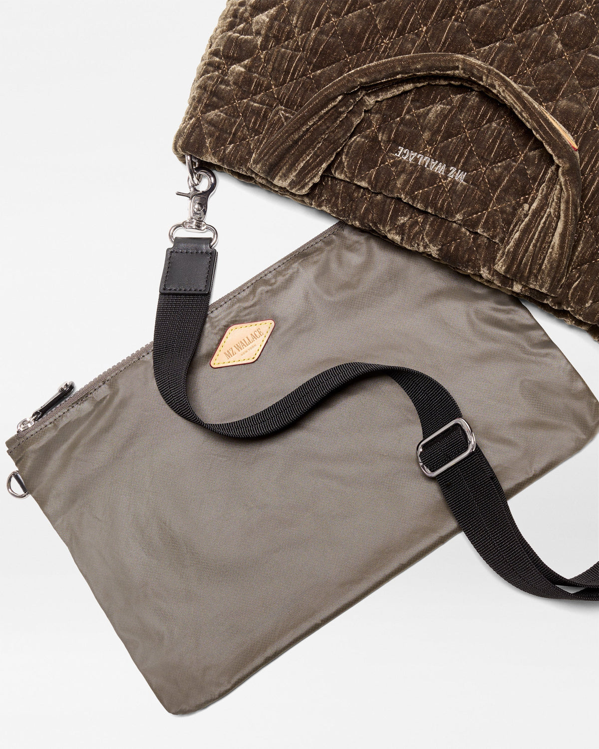 Mini Metro Tote - Pecan Brown Velvet