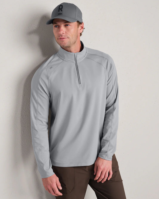 Rise 1/4 Zip - Steel Gray