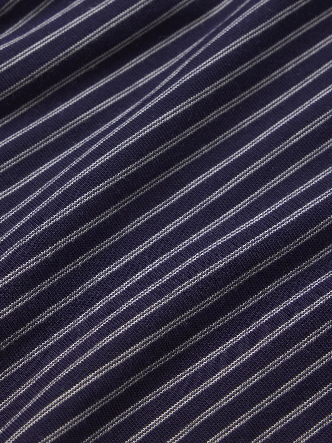 Gisele Long Printed PJ - Duo Stripes Navy/Ivory