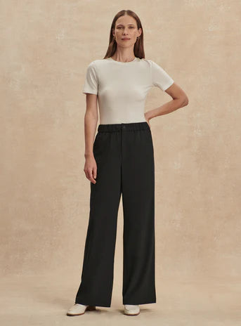 Kayson Wide Leg Pant - Black