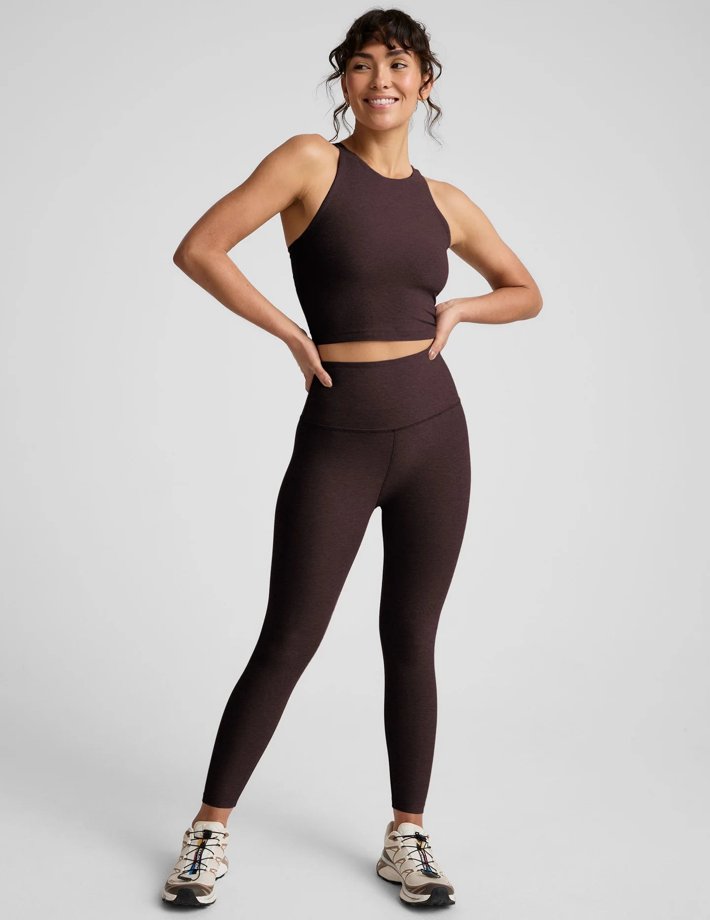 Refocus Bra Tank - Dark Chocolate