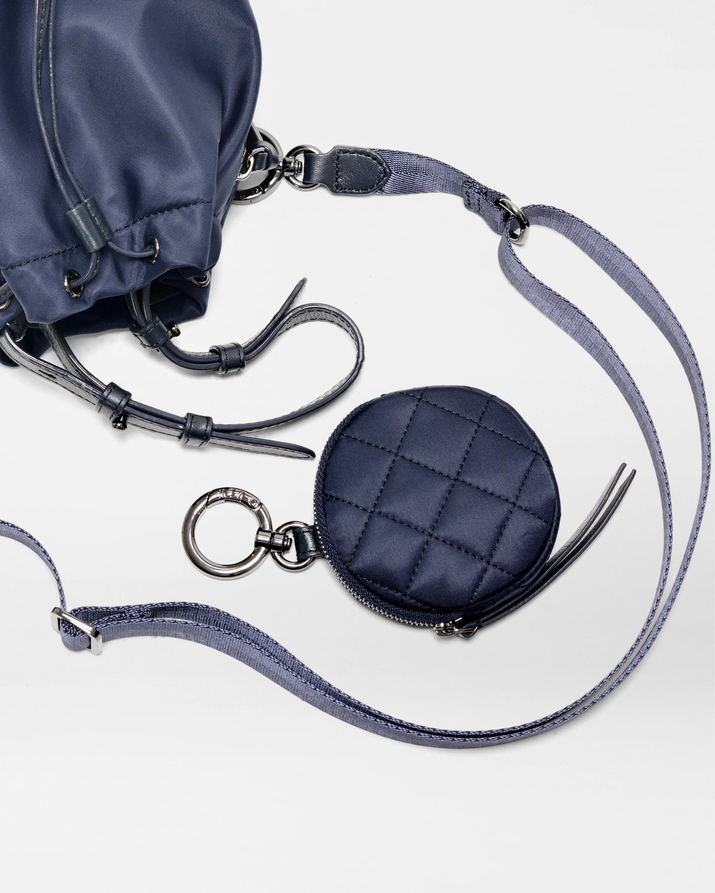 Waverly Bucket Bag - Navy