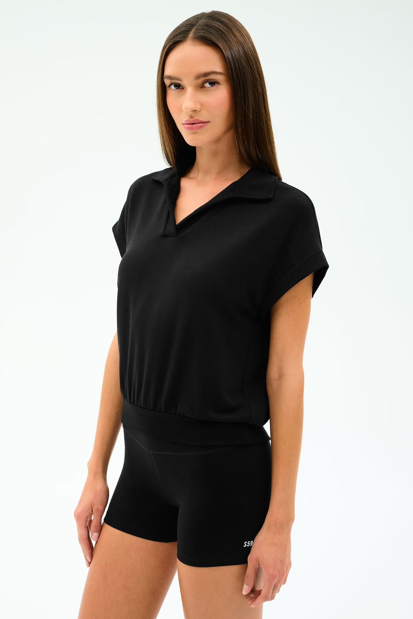 Elvie Polo/Andie Sweatpant - Black