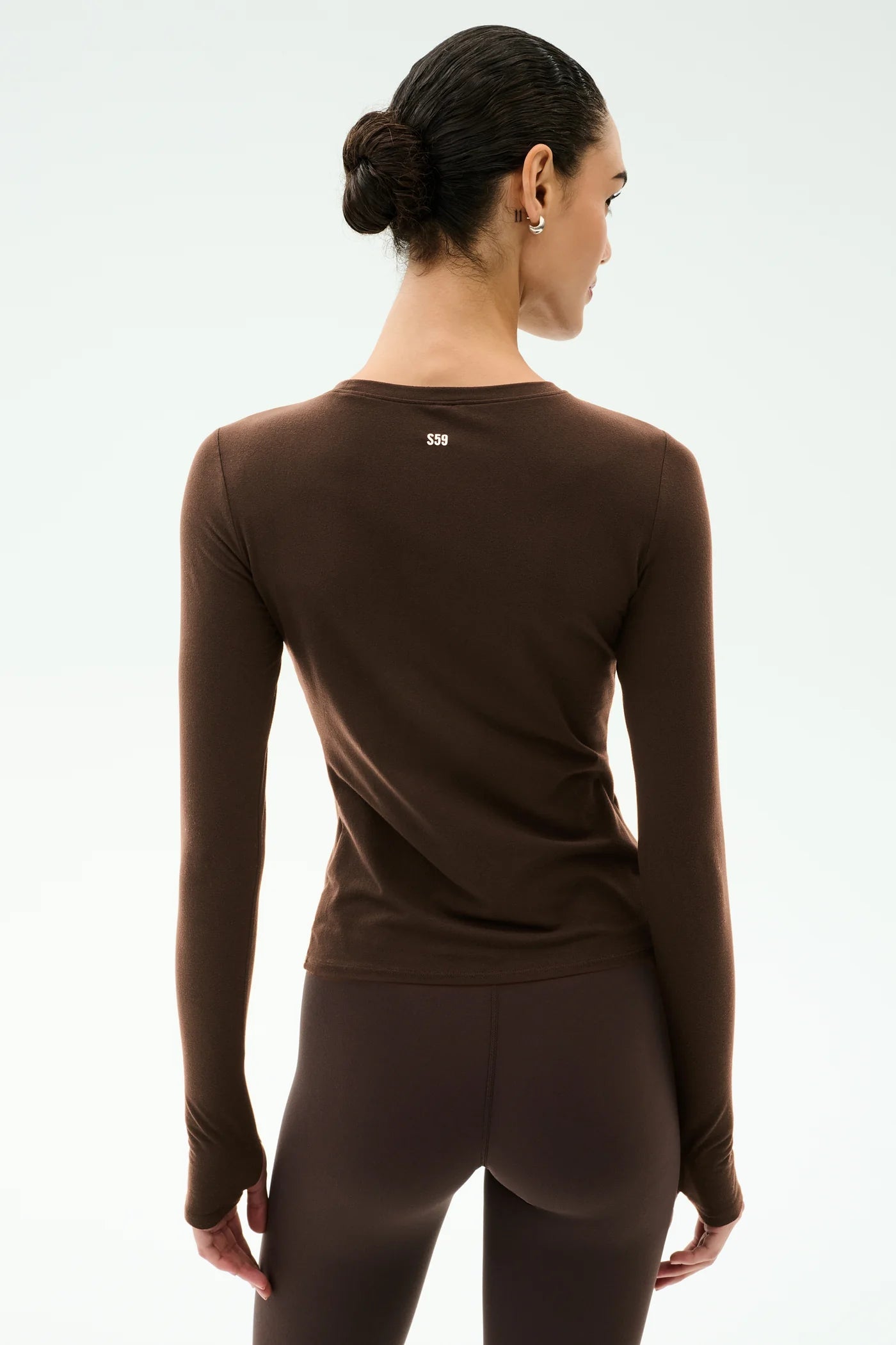 Airweight LS Tee - Dk Chocolate