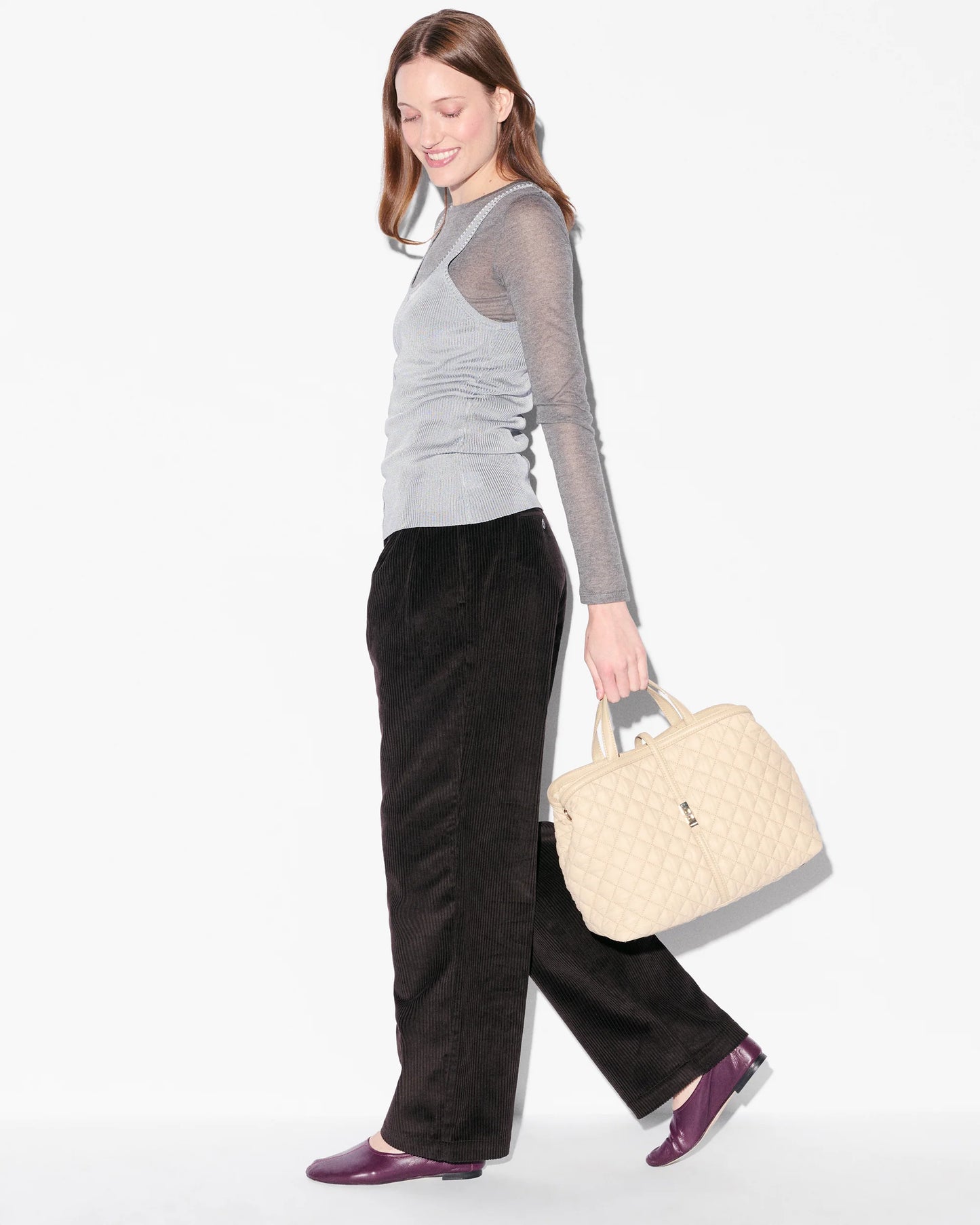 Astor Top Handle M - Buff