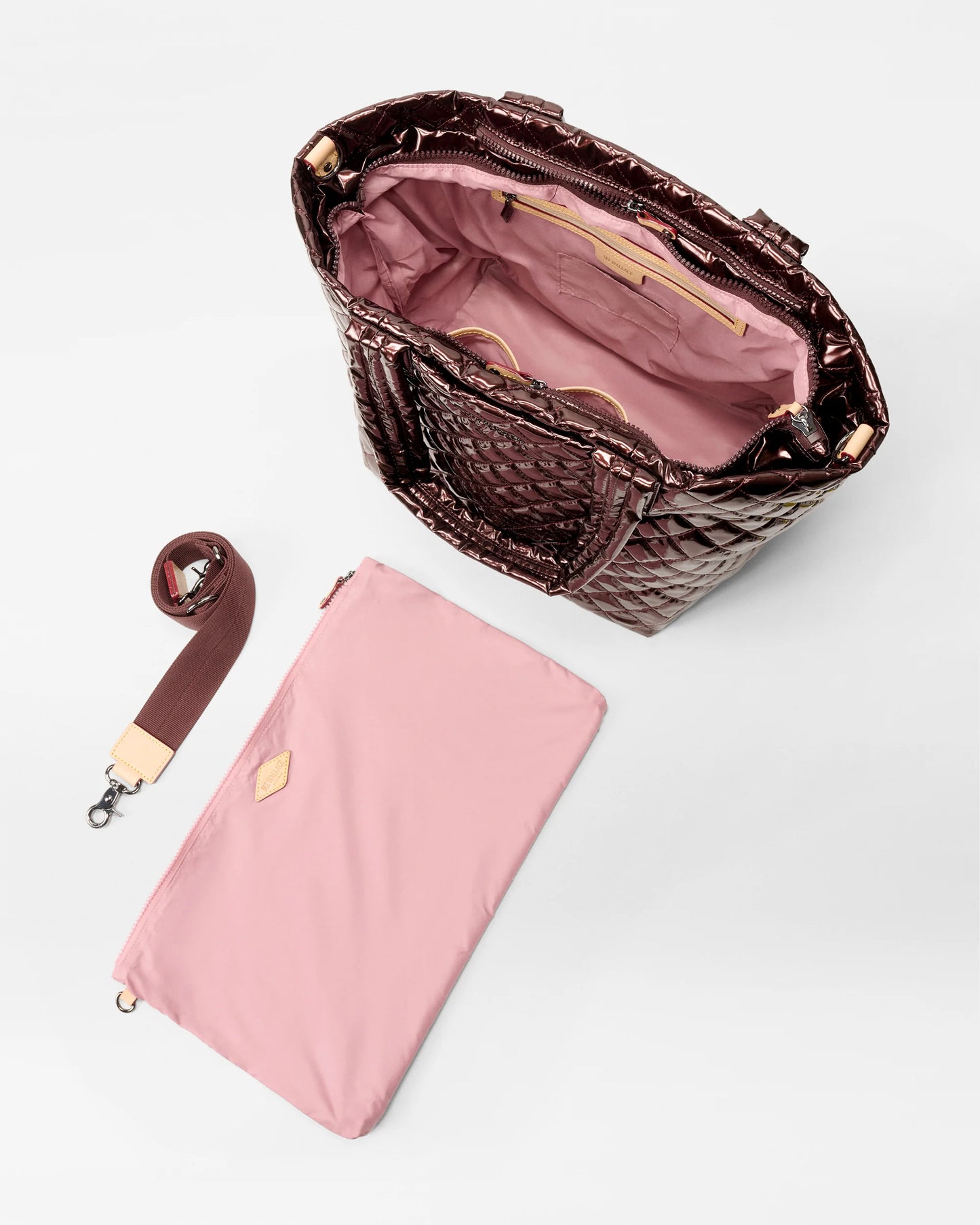 Metro Tote M - Bordeaux Lacquer