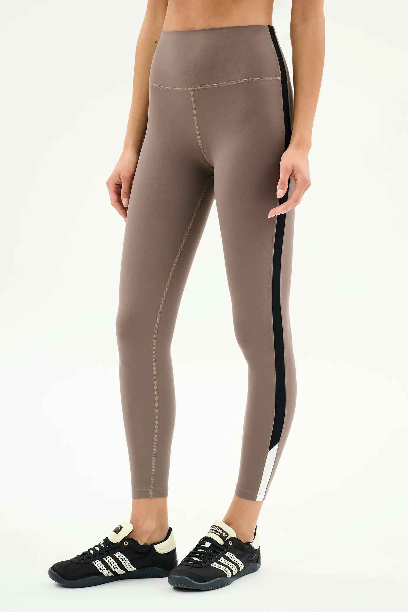 Layla HW Legging - Lentil/Black