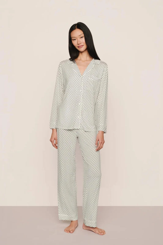 Gisele Long PJ Set - Tide Dot