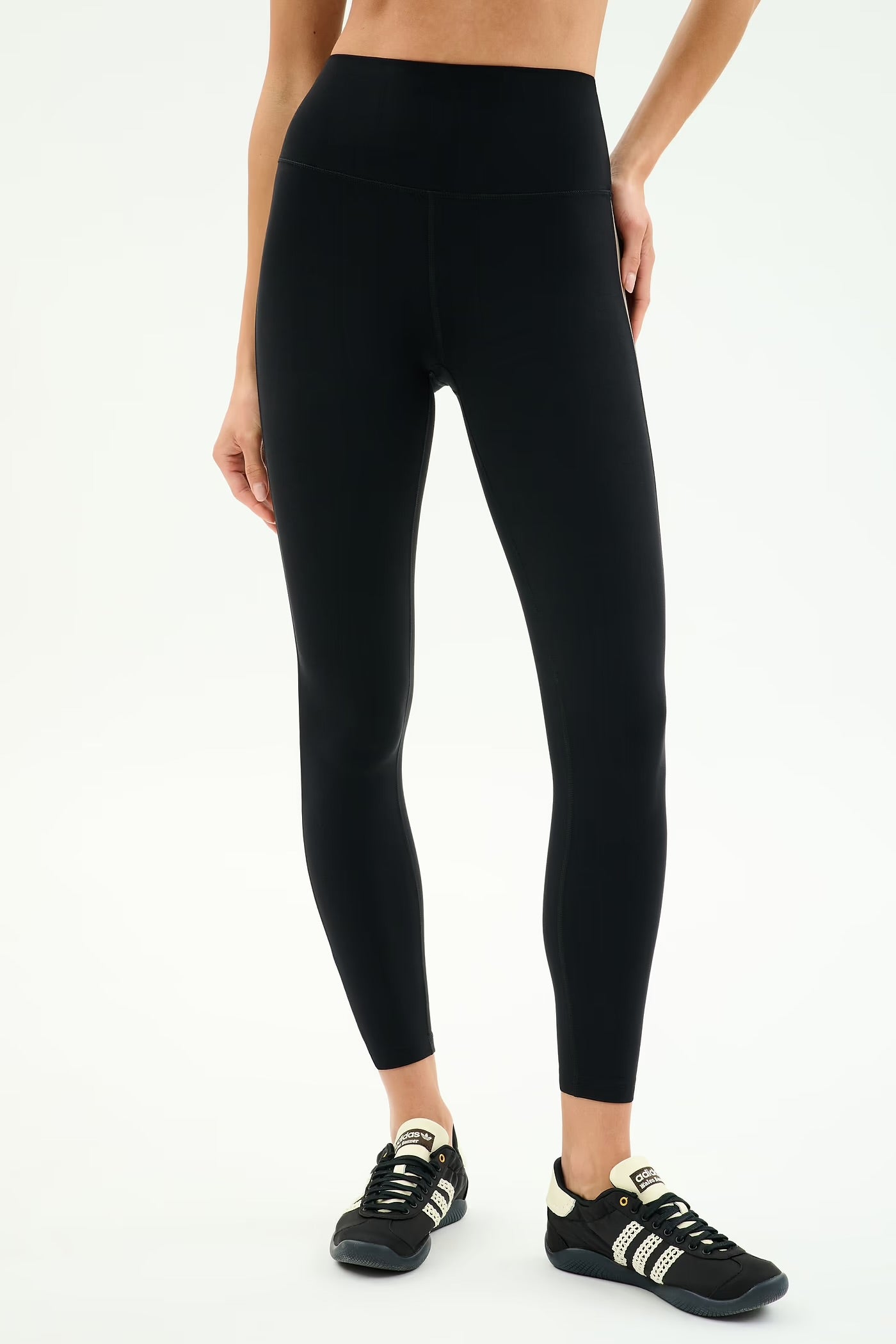 Layla HW Legging - Black/Lentil