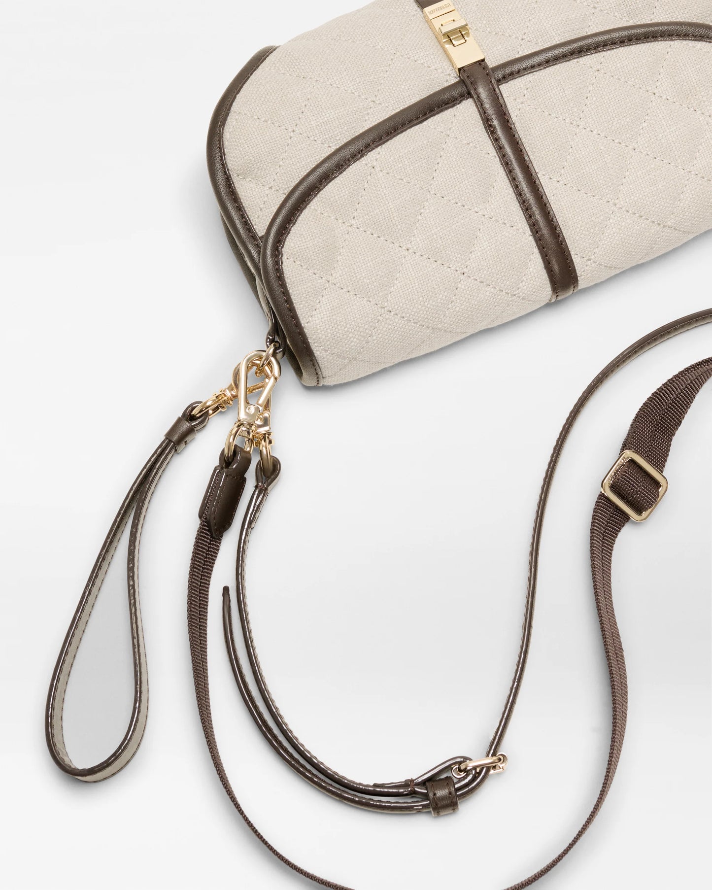 Astor Convertible Clutch - Sandy Linen