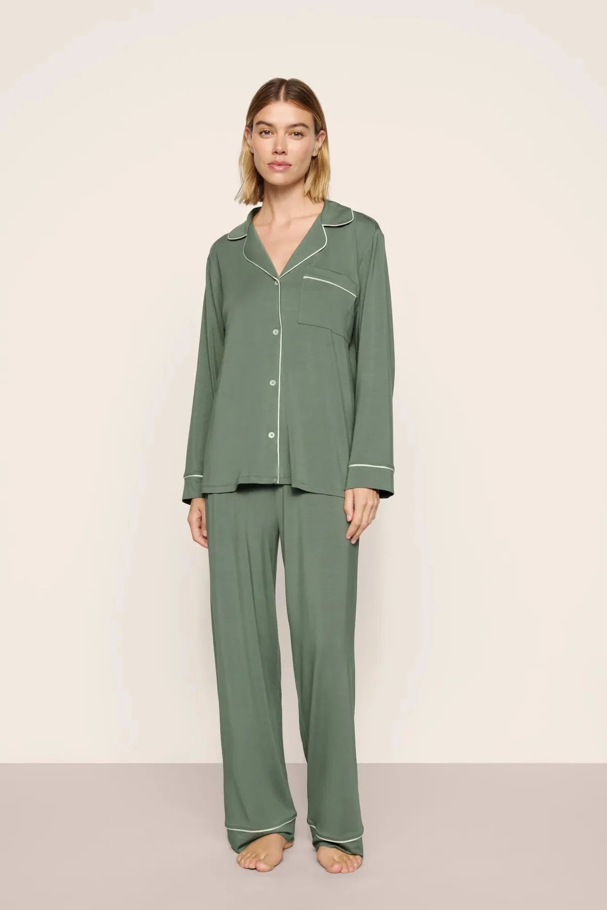 Gisele Long PJ Set - Desert Sage