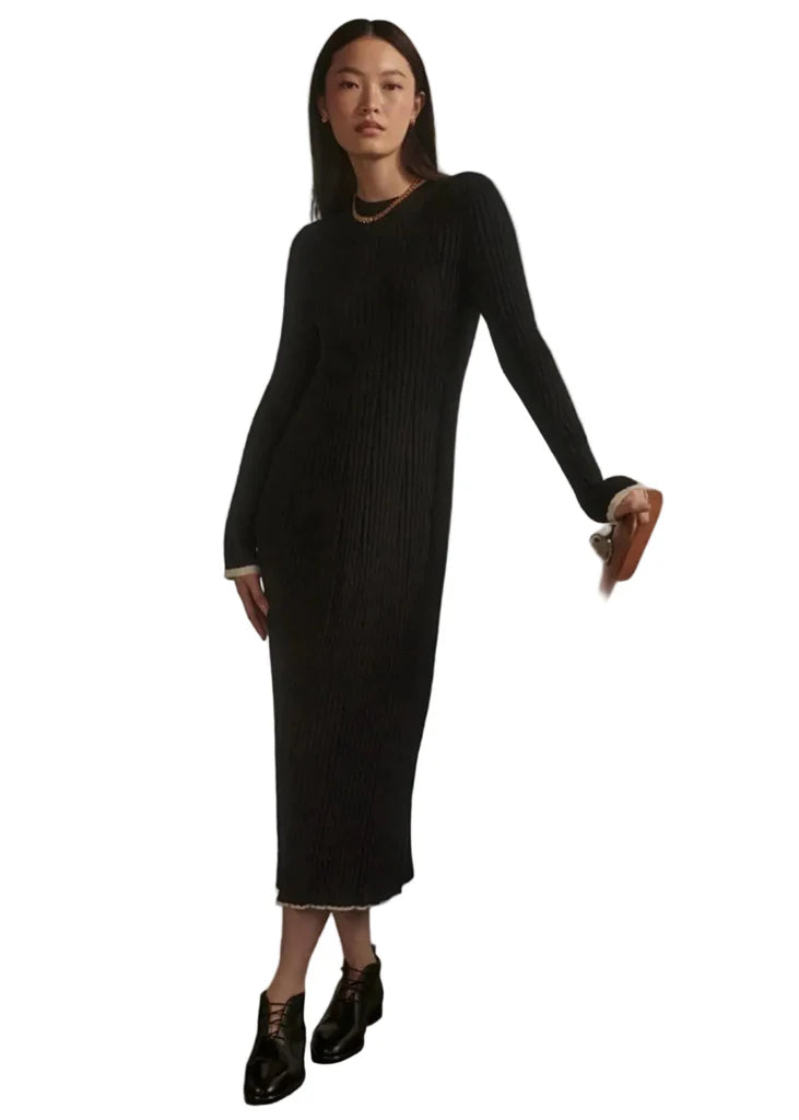 Abriella Midi Dress - Black