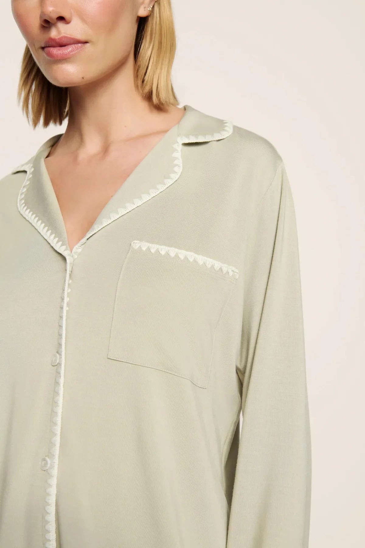 Frida Long PJ Set - Sandstone