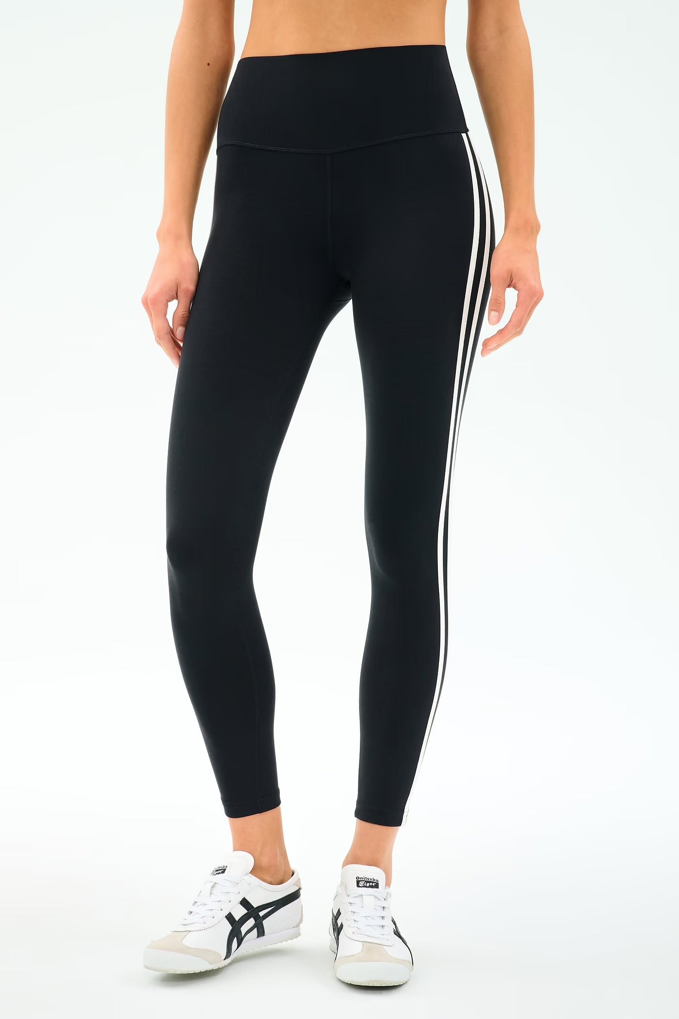 Ella HW Legging - Black/White