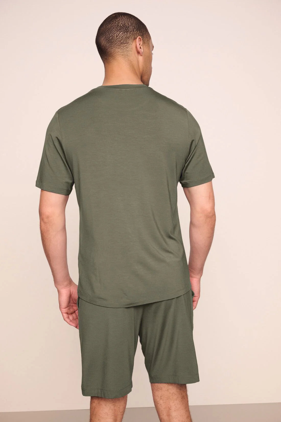 Henry Short PJ Set - Smokey Olive