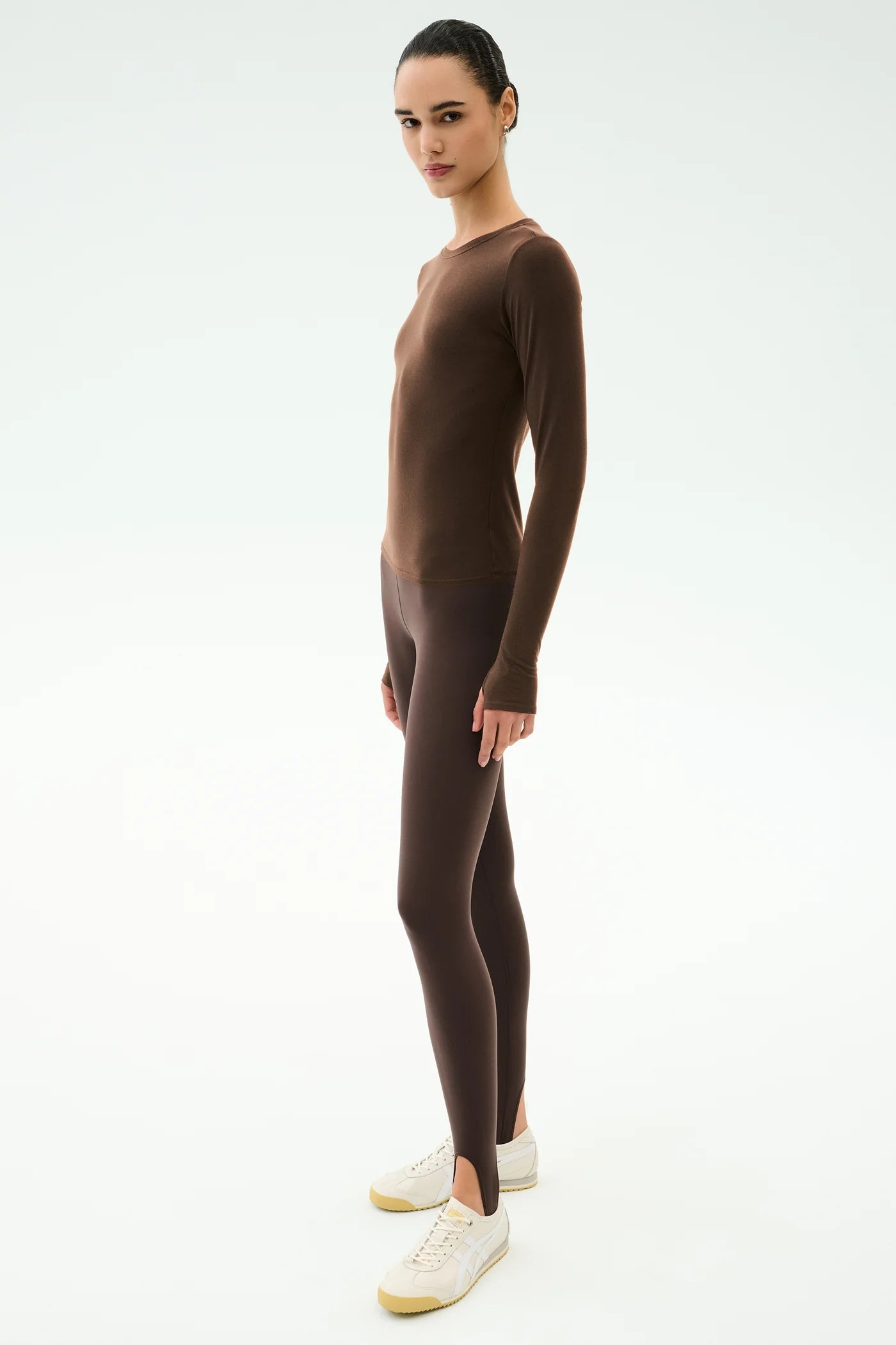 Airweight LS Tee - Dk Chocolate