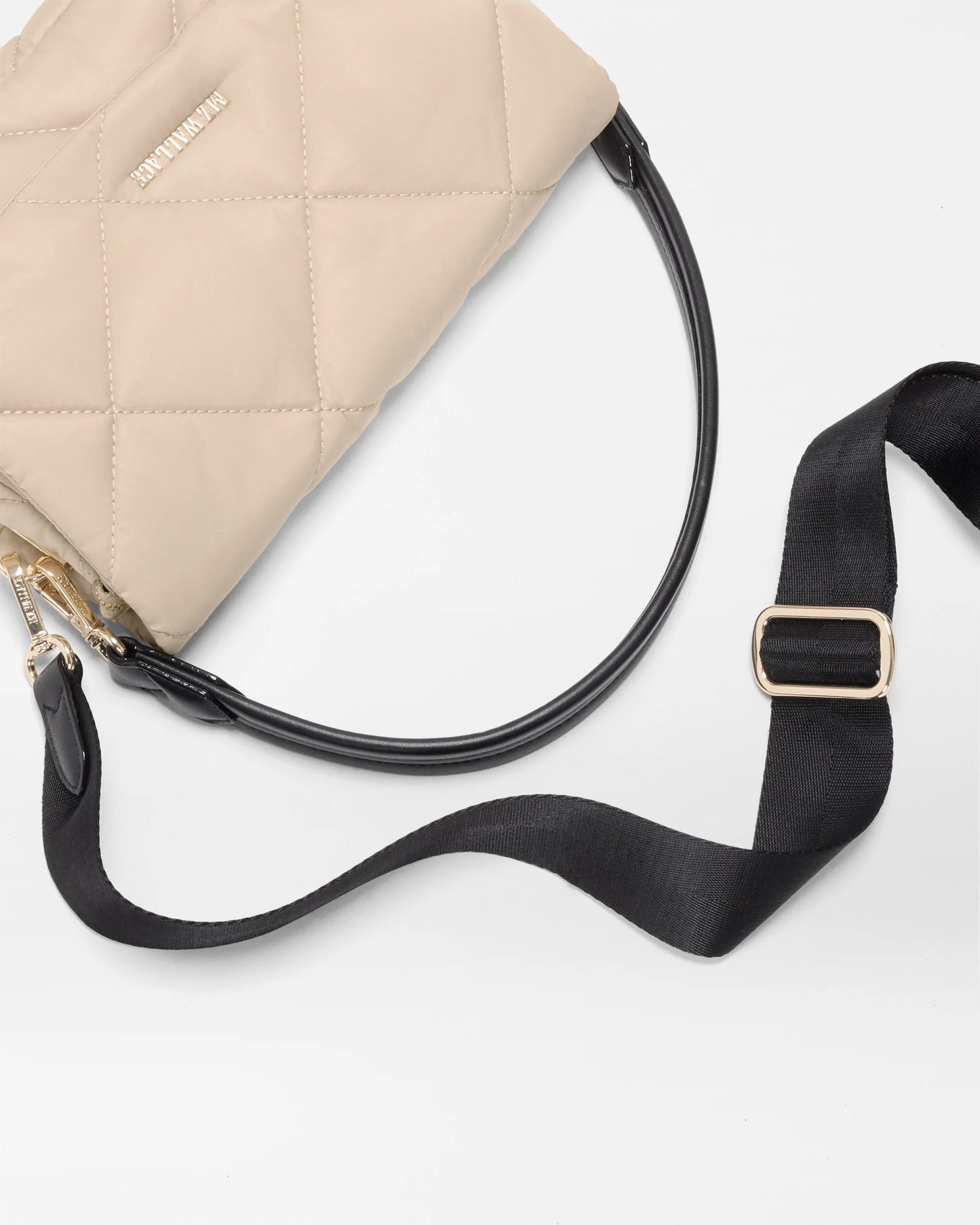 Madison Flap Crossbody - Buff/Black