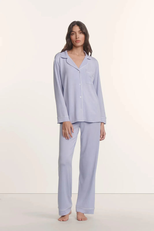 Gisele Long Pj Set - Lavender Dusk