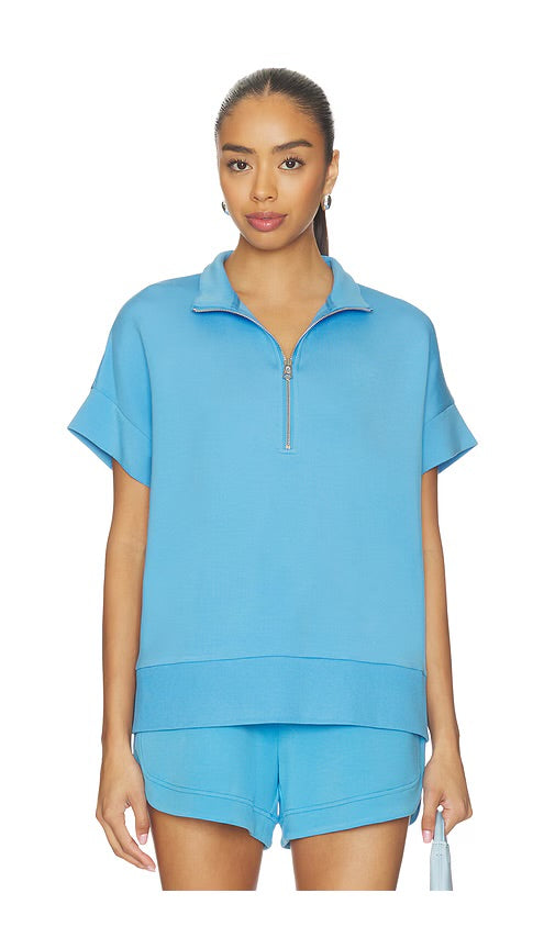Ritchie Short Slv/Ollie Short - Azure Blue