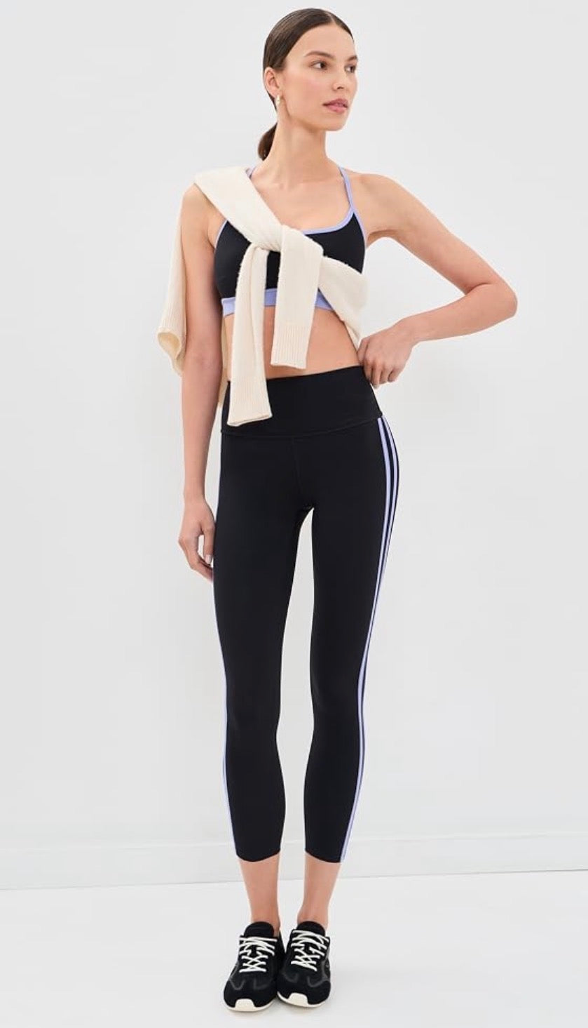 Ella HW Legging - Black/Purple Haze