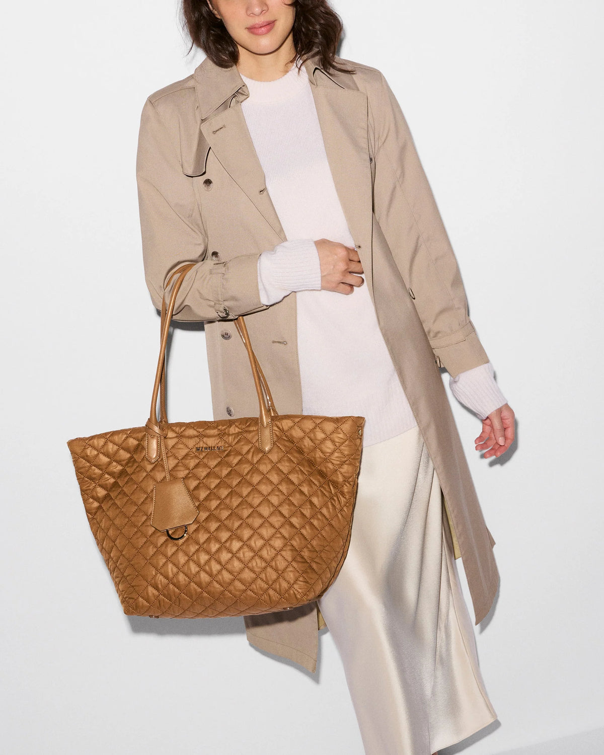 Medium Daily Tote - Cognac
