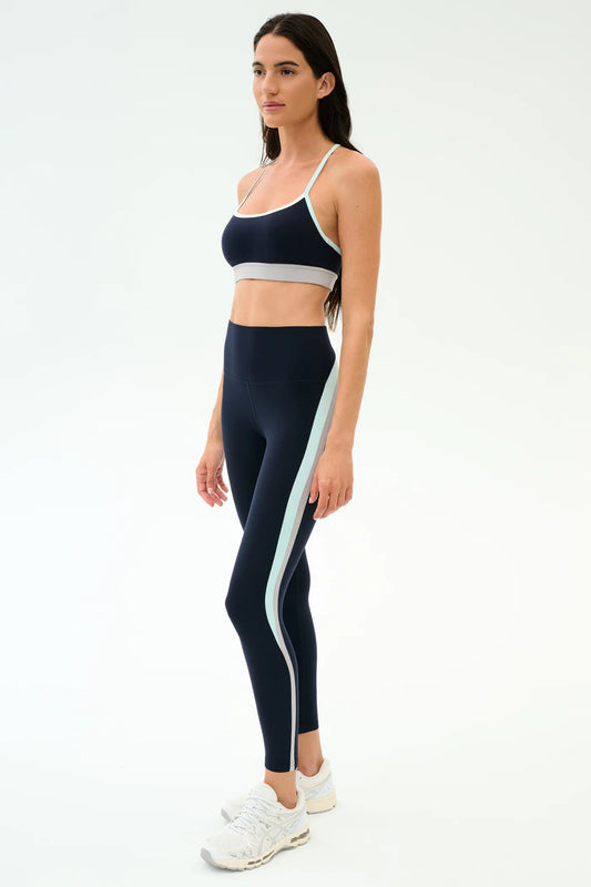 Emerson Airweight Legging - Indigo/Dove Gray