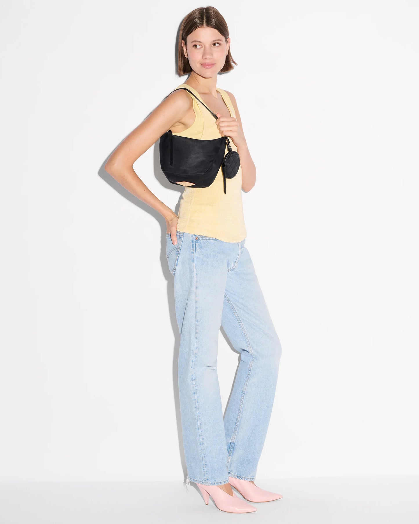 Small Waverly Hobo - Black